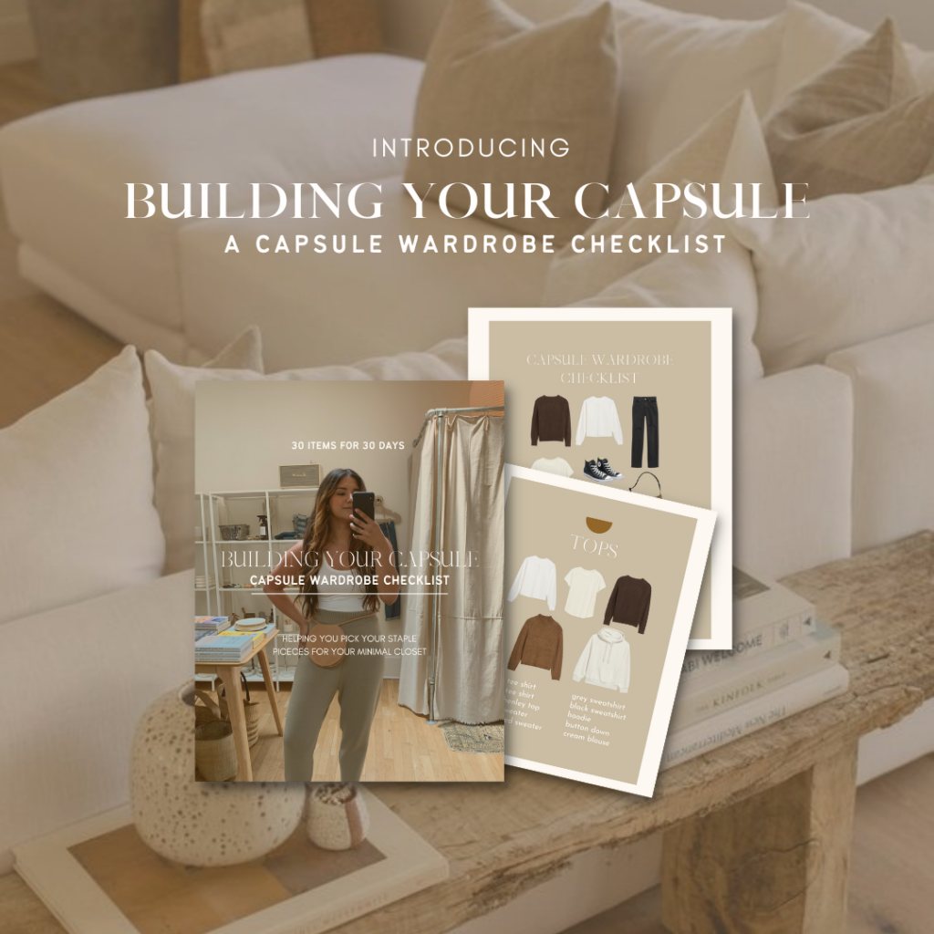 Building A Capsule Wardrobe Free Checklist