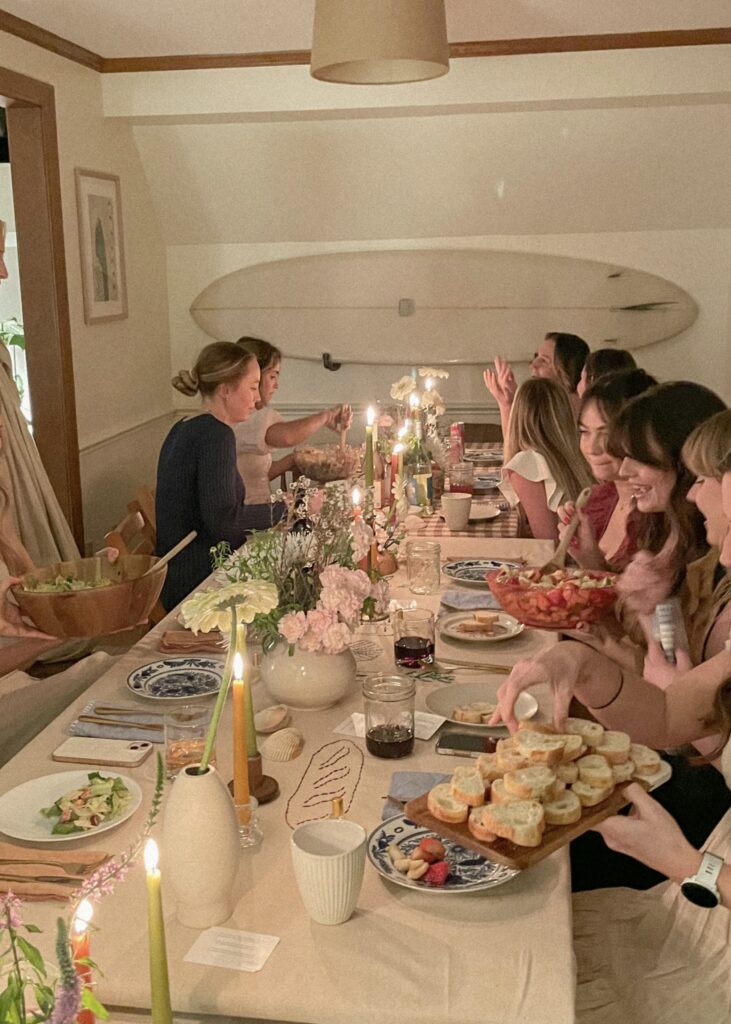 formal dinner party for girls